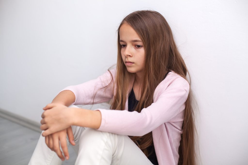 Anxiety symptoms in teenage females